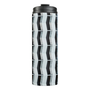 White painted building thermal tumbler