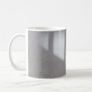 White painted wall coffee mug