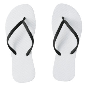 White, Pale Grey Flip Flops