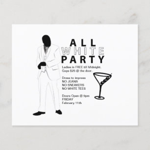 White Party Flyer