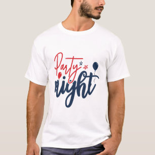 White Party Night Celebration Shirt