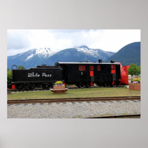 White Pass Train Alaska Poster