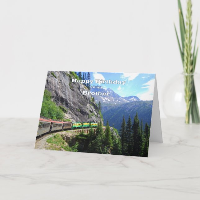 White Pass & Yukon Route Brother Train Birthday Card (Front)