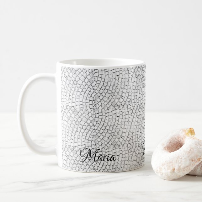 White Pavers Mug (With Donut)