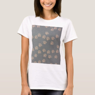 White Pawprints T-Shirt