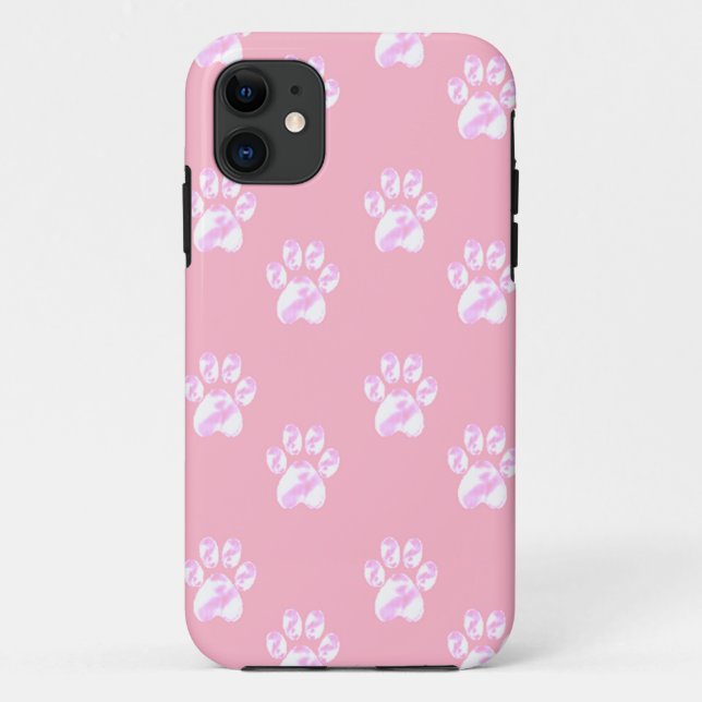 white paws Case-Mate iPhone case (Back)