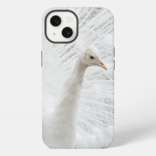 White Peacock beautiful feathers iPhone 13 Case