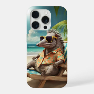 White Peacock iPhone 15 Pro Case