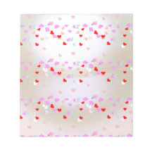 White Pearl Effect with hearts 