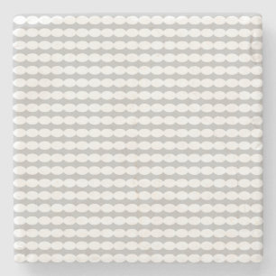 White Pearl Patterns Grey Grey Stylish Decor Gift Stone Coaster