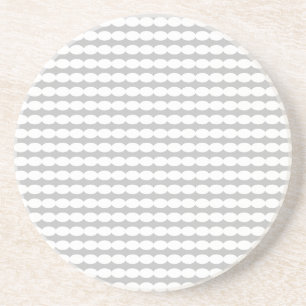 White Pearl Patterns Grey Grey Stylish Modern Cute Coaster