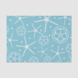 White Pearl Starfish Elegant Wedding Bridal Shower Tissue Paper