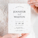 White Pearls Wedding Invitation<br><div class="desc">Introducing the White Pearls Wedding Invitation, featuring a stunning background adorned with delicate pearl illustrations. These elegant details bring a touch of sophistication to the minimalist design, perfectly complementing the custom names and clean typography. Ideal for couples seeking timeless elegance, this invitation balances classic charm with modern refinement. The pearl-inspired...</div>