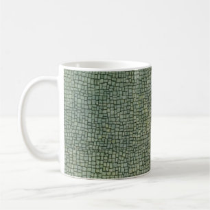 White pebble lot collage coffee mug