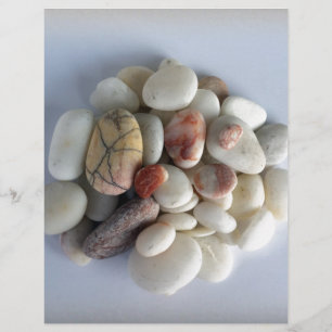 white pebbles