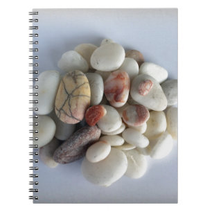 white pebbles notebook