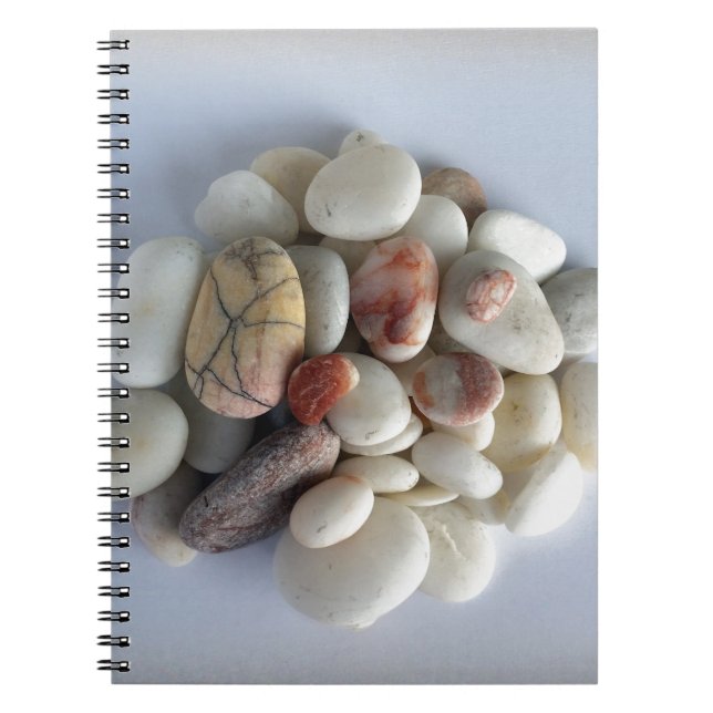 white pebbles notebook (Front)