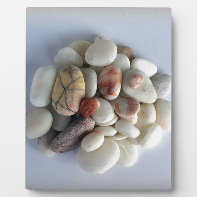white pebbles plaque (Front)