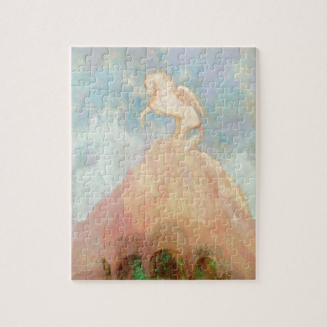 White Pegasus, c.1908 (oil on canvas) Jigsaw Puzzle (Vertical)