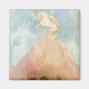 White Pegasus, c.1908 (oil on canvas) Magnet