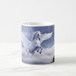 White Pegasus Mystical Coffee Mug