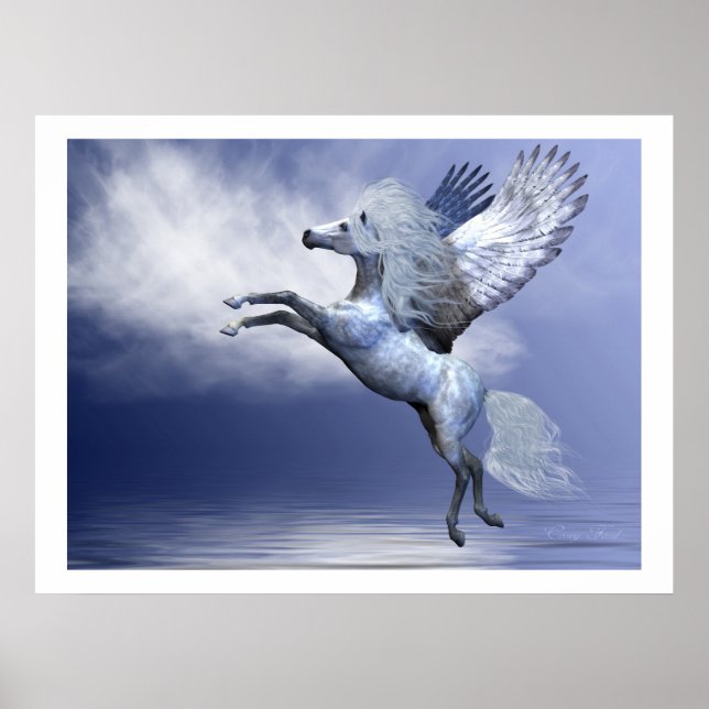 White Pegasus Print (Front)