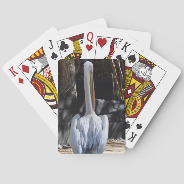 White Pelican Playing Cards (Back)