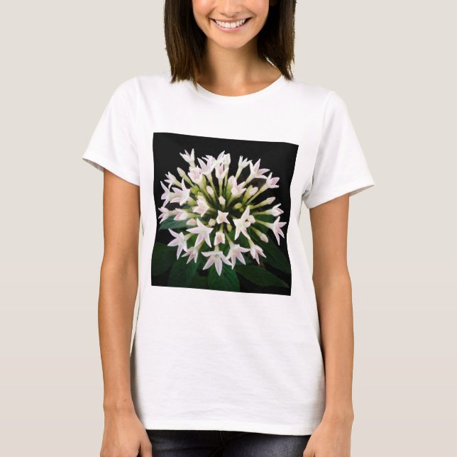 White Pentas T-Shirt (Front)