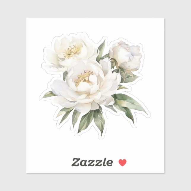 White Peonies (Sheet)