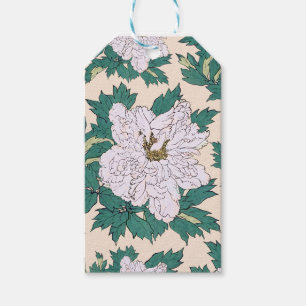 White Peonies Gift Tags