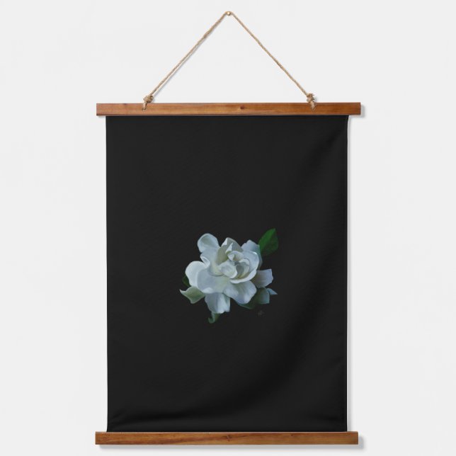 White Peony Hanging Tapestry (Front)