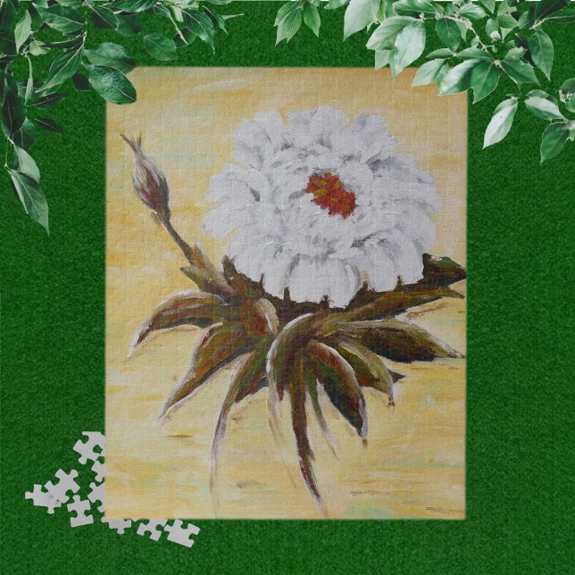 White Peony Jigsaw Puzzle (Creator Uploaded)