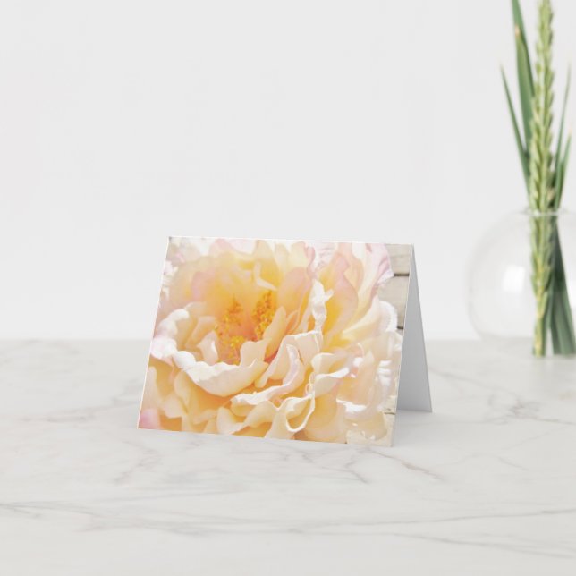 White Peony Note Cards (Front)