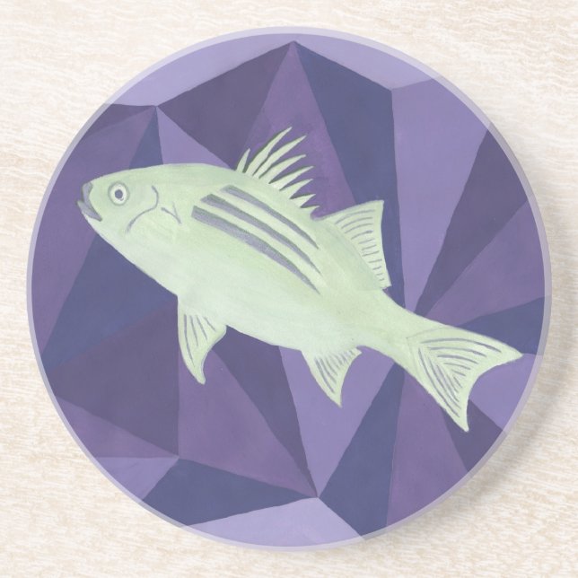 White Perch Coaster (Front)