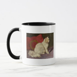 White Persian Cat Mug