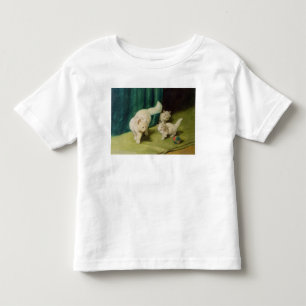 White Persian Cat with Two Kittens Toddler T-Shirt