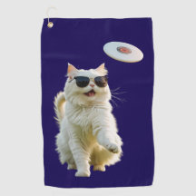 White Persian Disc Golfer Towel