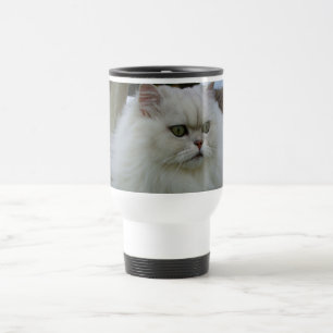 White Persian Travel Mug