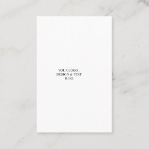 White Personalised – Your Logo & Text Here Appointment Card