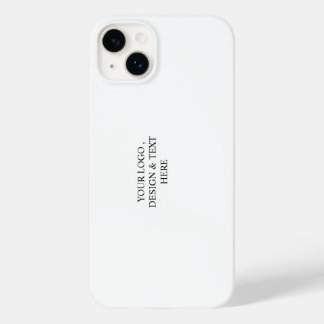 White Personalised – Your Logo & Text Here Case-Mate iPhone 14 Plus Case