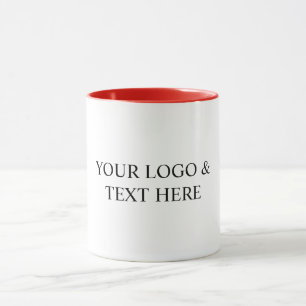 White Personalized – Your Logo & Text Here Mug
