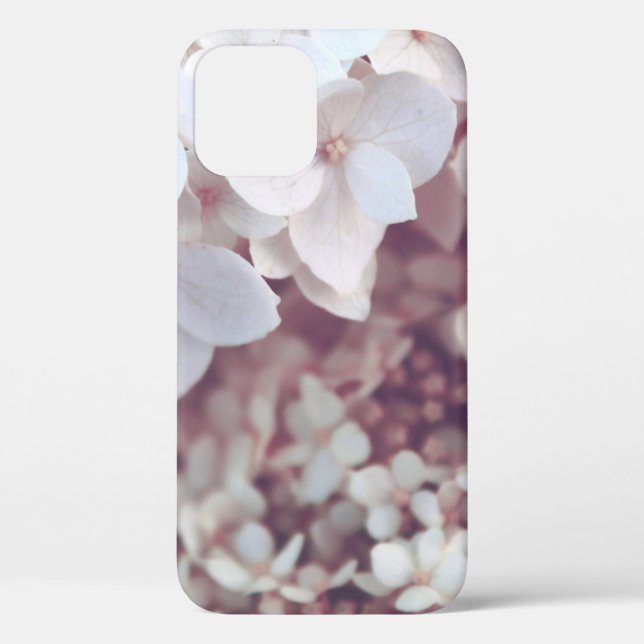 WHITE PETALED FLOWERS Case-Mate iPhone CASE (Back)