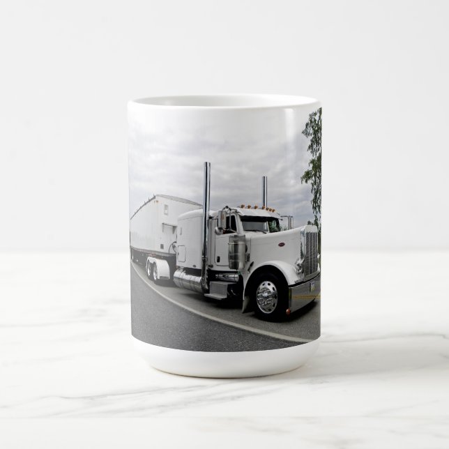 White Peterbilt 379 Mug (Center)