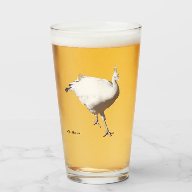 White Pheasant glass (Front Filled)