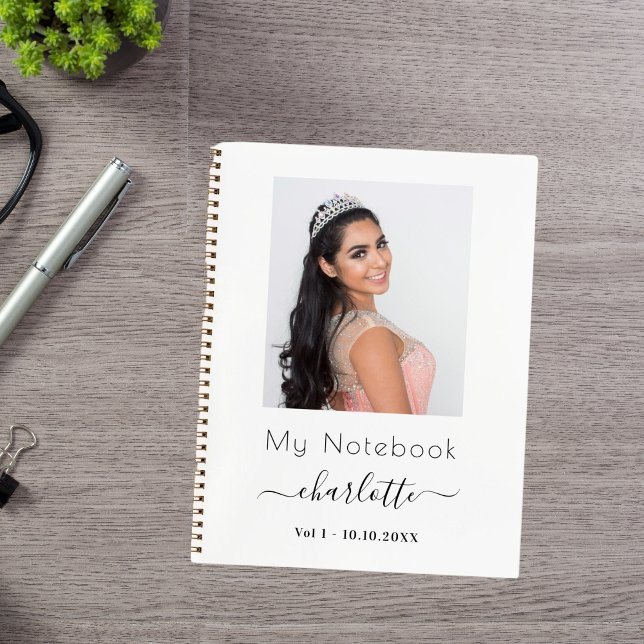 White photo script notebook (Creator Uploaded)