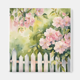 White Picket Fence Magnet