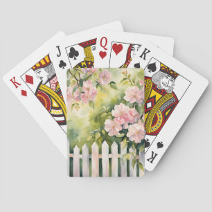 White Picket Fence Playing Cards