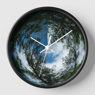 White Pine Sphere Clock