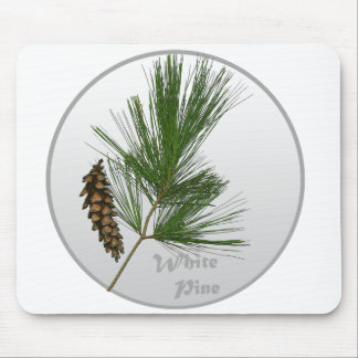 White Pine Tree Mouse Mat