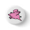 White Pink Flying Pig